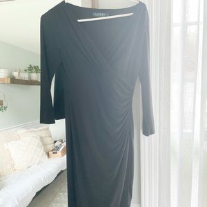 Black Ralph Lauren bodycon dress